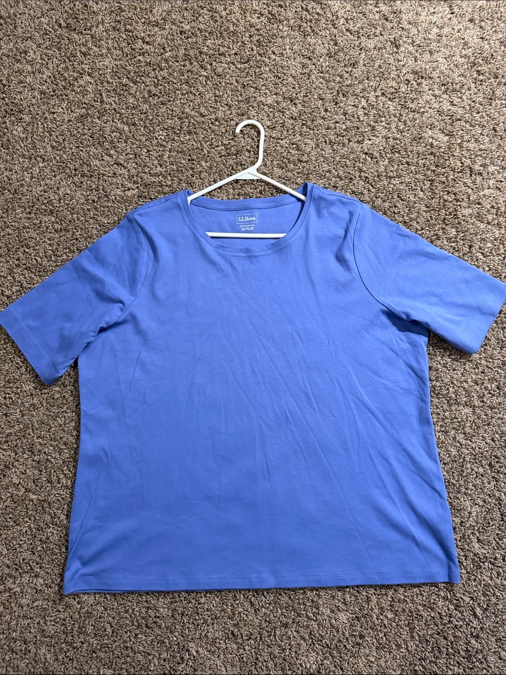 L.L. Bean Women’s Periwinkle Blue Short Sleeve Crew Tee